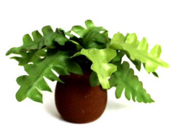 Vintage Dollhouse Miniature Fern Foliage Fern Plant