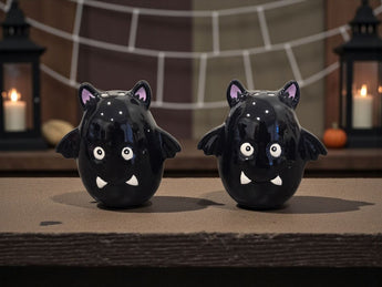 New Black Bat Halloween Salt & Pepper Shakers Salt N Pepper Dinning Decor Set