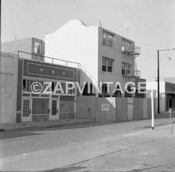 Vtg 1964 Abandoned Buildings on Market Street In Venice Beach CA Photo #2078
