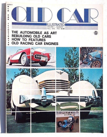 Vtg Hot Rat Rod Car Magazine - Fall 1975 Vol. 1 No. 1 OLD CAR ILLUSTRATED
