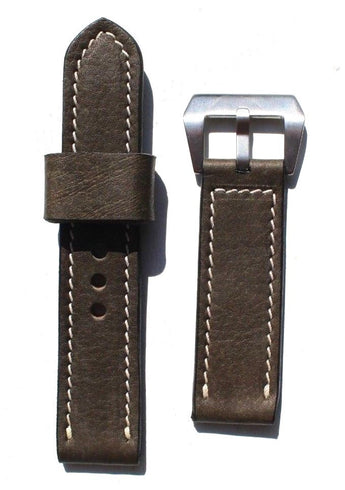 NEW No Name Leather Apple Watch (fits 42mm) Strap / Band - Dusty Green 24mm