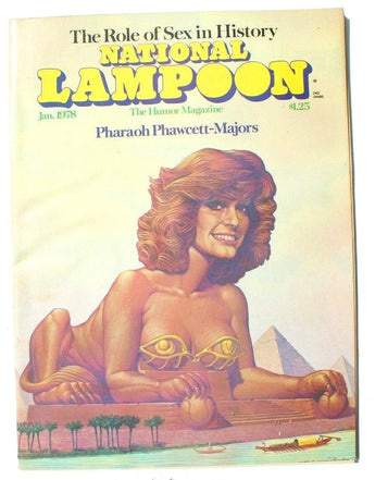 Vtg Jan 1978 National Lampoon Magazine Vol. 1 No. 94 (Pharaoh Phawcett Majors)