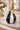 Black & White W/ Gold Circus Stripped Pear Figure Fruit Decoration Home Decor