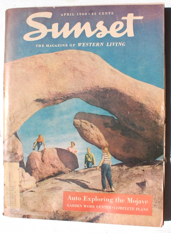 Vtg April 1960 Sunset Magazine Western living - Travel LANDSCAPING Remodeling