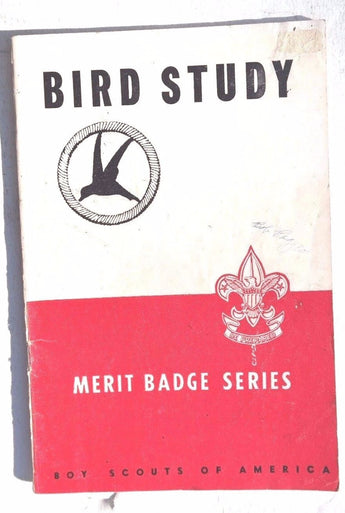 VTG 1938 Boys Scouts Of America BSA BIRD STUDY Merit Badge SERIES Book