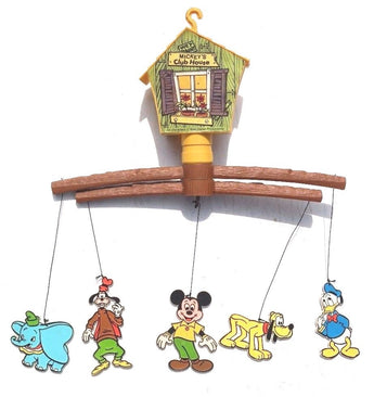 Vintage Walt Disney Company MICKEYS CLUB HOUSE Crib Pull Toy