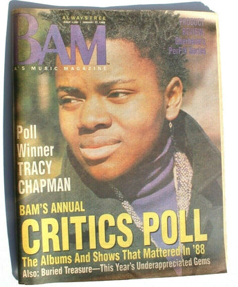 Vtg BAM LA's Music Magazine - January 27, 1989 Vol. 15 No. 2 Tracy Chapman