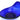 Vtg Collectible Cobalt Blue Curved Glass Serving / Appetizer Bowl