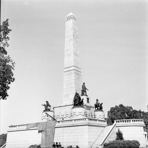 Vtg 1955 Lincoln Monument Springfield Illinois Photo #1430