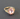 Vintage Art Nouveau Gold Gaudy Cocktail Pink Flower Gemstone Ring Sz 9