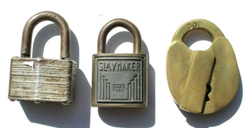 Vintage Lot of 3 Locks (Slaymaker, Masterlock) No Key