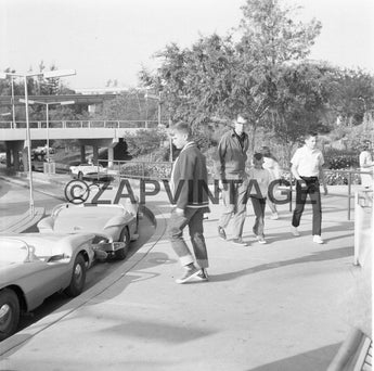 Vintage May 2, 1964 Disneyland Autopia Race Card Ride (Disneyana) Photo #2112