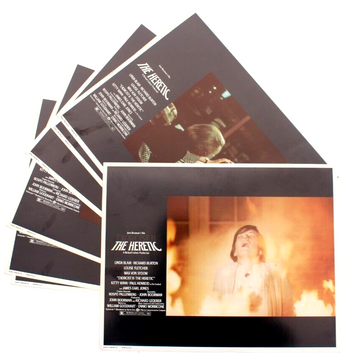 8 Vtg Exorcist II The Heretic Movie Film Press Kit / Lobby Card Stills 11X14