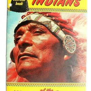 Vintage Indians Of The Western States Souvenir Book Full Color Illustrations