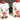 Vintage Happy Clown Face Anthropomorphic Trash Can Salt and Pepper Shakers