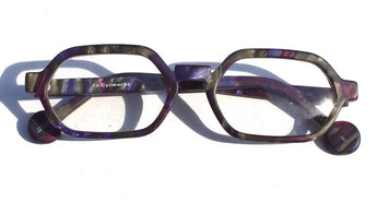New Vtg 1990s L.A. Eyeworks Retro Abstract Eyeglasses - Wally 723M