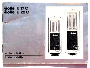 Vintage Rollei E 17 C / E 22 C Camera Instruction Book / User Guide / Manual