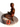 VINTAGE BRONZE MERMAID SITTING ON A ROCK KOBENHAVN COPENHAGEN DENMARK