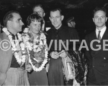 Vtg B&W WWII World War One Military U.S. Navy Amelia Erhart Photo #741