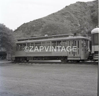 Vtg 1965 Yellow Train Car Griffith Park Travel Town Los Angeles Photo #2309