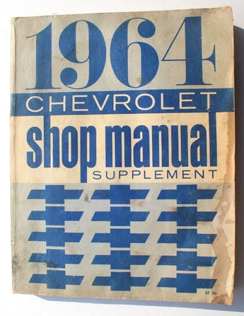 Vintage 1964 Chevrolet Dealer Service Shop Manual Supplement Biscayne Bel Air