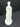 Vtg MCM CALIFORNIA CA Pottery - No Name Chinese Man Bisque Vase