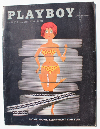 Vtg April 1960 Playboy Magazine Vol. 7 No. 4 Linda Gamble W/ Centerfold