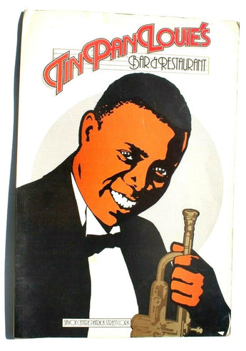Vintage Tin Pan Louie's Bar & Restaurant Diner Food Menu