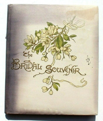 Vintage Antique 1906 The Bridal Wedding Souvenir Guest Book