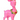 New Vtg Retro Deco Hollywood Regency Pink Christmas Reindeer Deer Figurine Decor