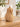 New BOHO Imitation Wicker Rattan Fruit Pear Home Decoration Figurie Statue