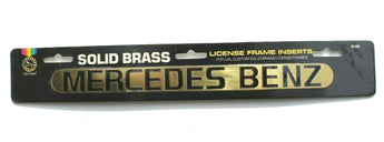 Vtg MERCEDES Car Club / Front Grill Badge Auto Emblem Plaque by CAL CUSTOM