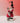 New Christmas Red / White Mr. & Mrs. Clause Dancing Soap Dispenser Decoration