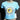 New Women's Blue Daisys YIN YANG Groovy Retro Crop Top Emo Girl Indie Core