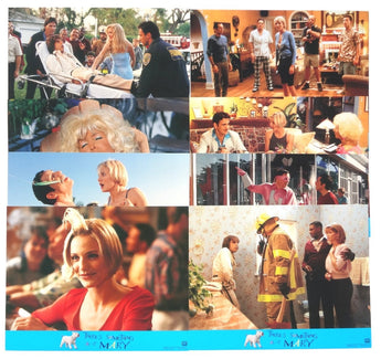 SEALED 8 Different COLOR Something About Mary MOVIE LOBBY CARD Photo POSTER NOS