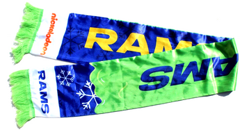 2022 Los Angeles Rams House Promotional Nickelodeon Christmas Scarf