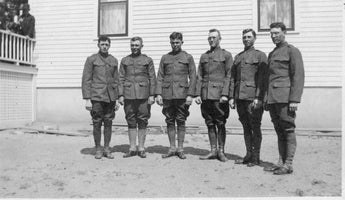 Vintage 1941 Black & White WWII Military Men / Crew Photo #803
