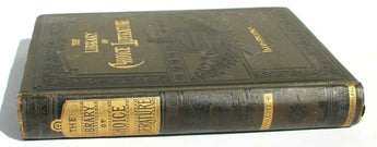 Vintage 1882 Antique The Library of Choice Literature Prose & Poetry Vol. II
