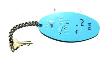 Vintage Blue (#843) Palace Hotel Tokyo Hotel Motel ROOM KEY Keychain (2 of 300)