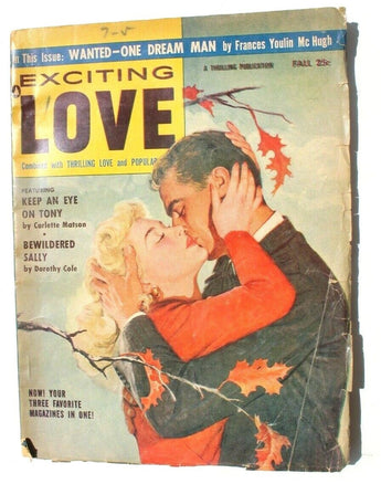 Vtg Fall 1956 Exciting Love (Thrilling Love) Magazine Vol. 24 No. 2 (Dream Man)