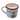 New Lrg Peppermint Candy Cane Christmas Candle Food Mug Gift