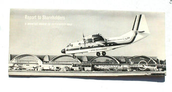 Vtg McDonnell Douglas Report To Shareholders 9 Month Ended 30 September 1968