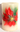 RARE Vintage 1980s 1990s Large Layered Poinsettia Flower Christmas Wax Candle