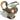 Vtg Antique 1920s Silver Porcelain Rosenthal Germany Creamer W/ Wicker Handle