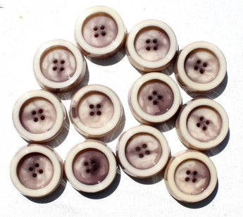 Vtg 1960's - 1970's Lot Of 12 Retro Mod Groovy Funky Clothing Fashion Buttons