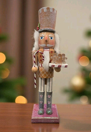 New Large Chef W/ Ginger Bread Cookies Christmas Holiday Nutcracker Room Decor