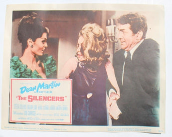 Vtg 1966 Dean Martin In the Silencers Columbia Pictures Half Sheet Movie Poster
