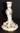 Vtg AK KAISER West Germany Porcelain Candle Holder Gold Yellow & Pink Roses