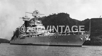 Vintage B&W WWII World War Two Military USS Navy Boat Ship Navy Men Photo #797