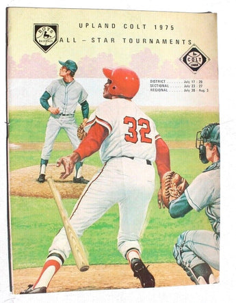 VTG 1975 Upland Colts Baseball ALL STAR GAME Souvenir Magazine MLB